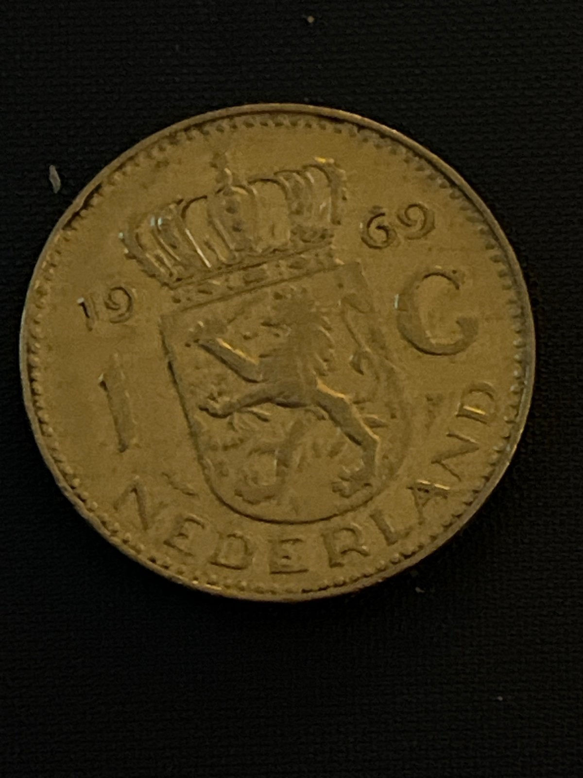 1 gulden munt Koningin Juliana 1969, Ophalen of Verzenden, Koningin Juliana, 1 cent, Losse munt