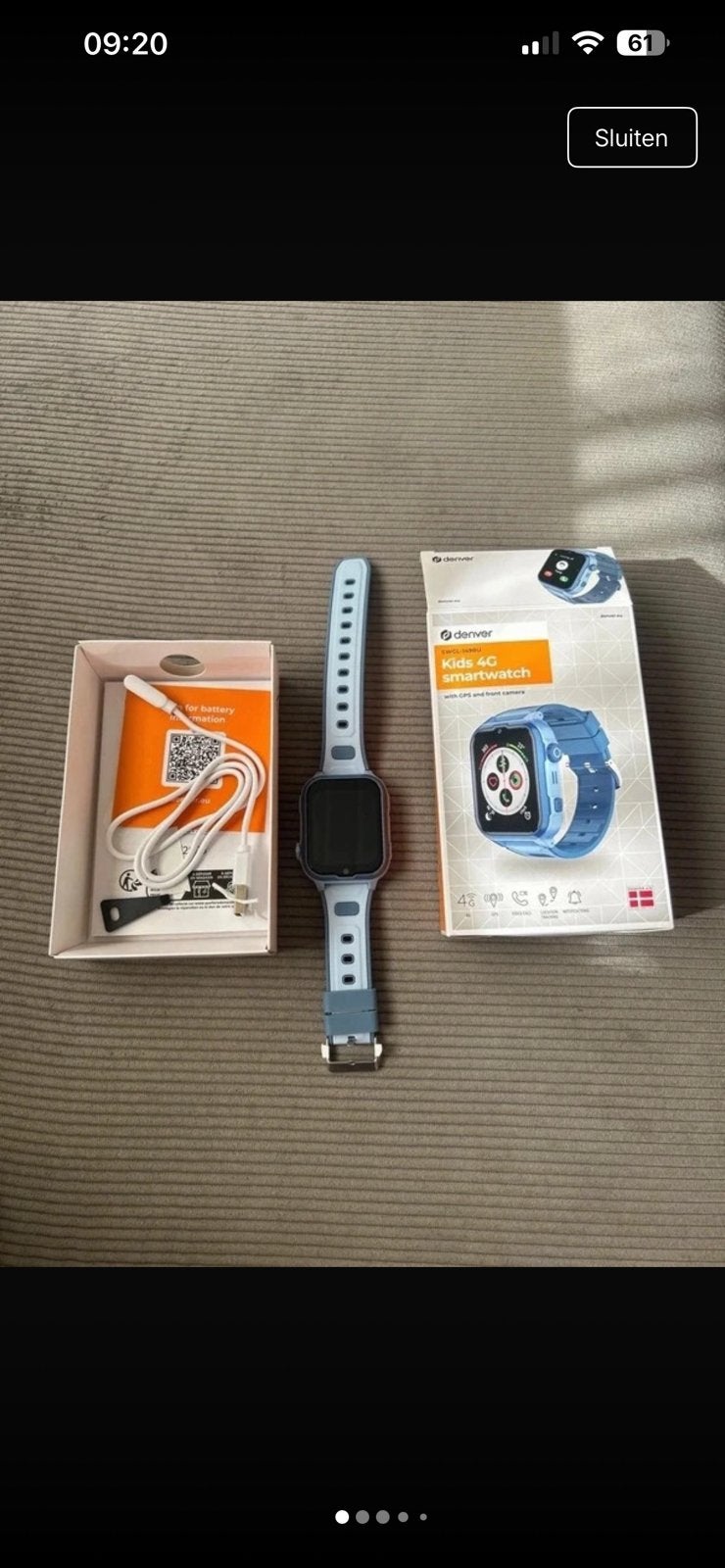 Denver kids smartwatch nieuw, Ophalen of Verzenden, Nieuw, Blauw, IOS