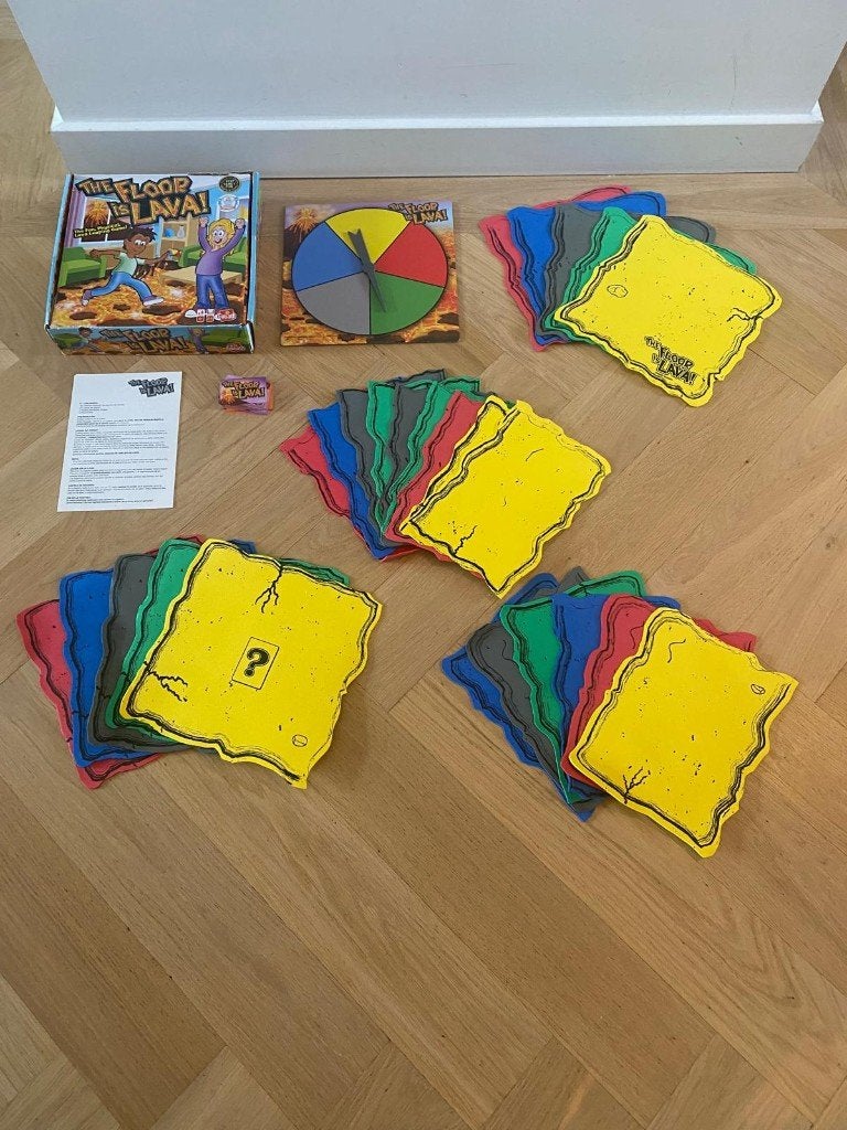 The Floor is Lava spel | Goliath | compleet met doos, Vijf spelers of meer, Ophalen, Gebruikt, Goliath