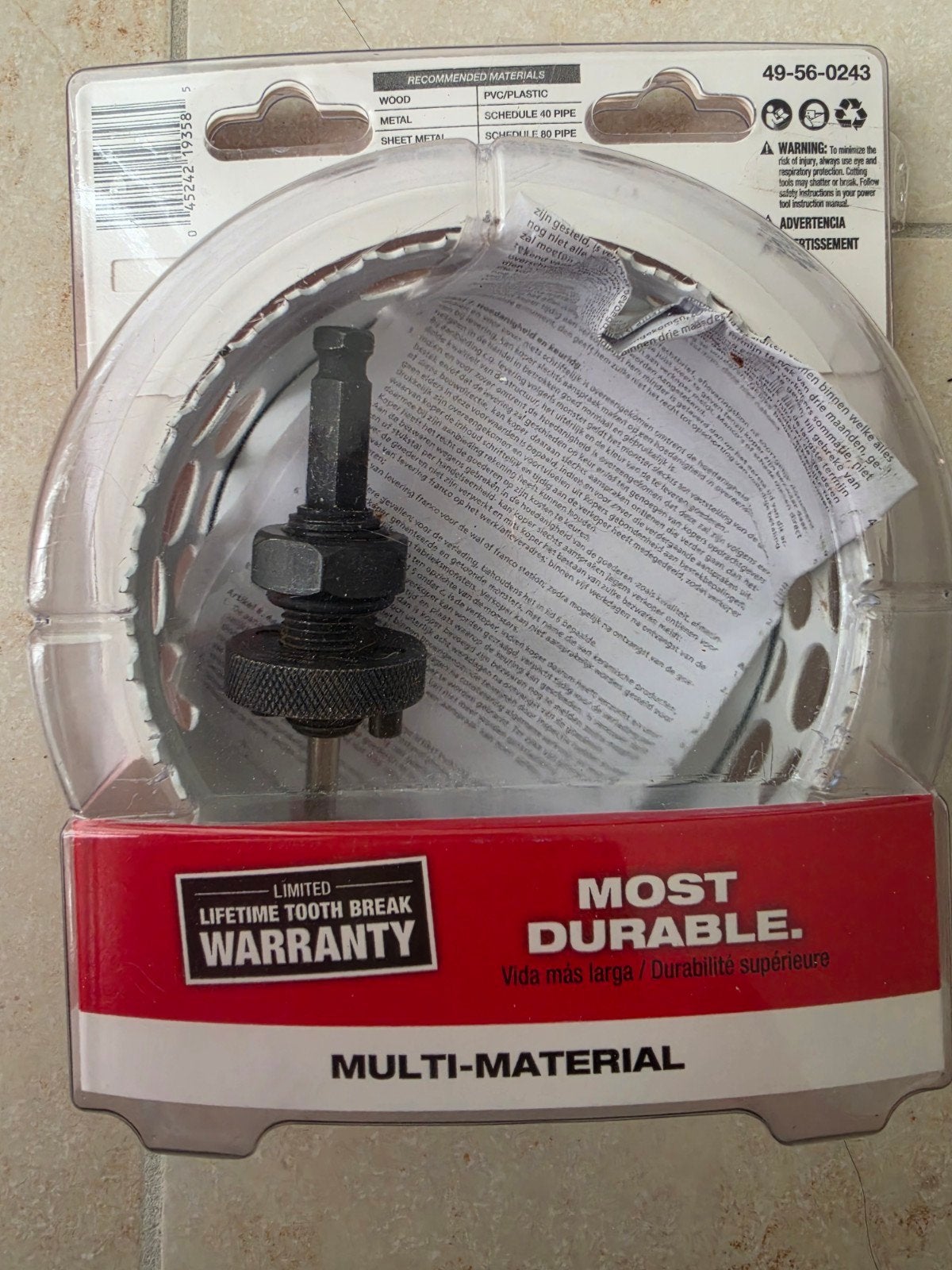 Milwaukee Hole Dozer Bi-metaal Gatenzaag 127mm, Doe-het-zelf en Verbouw, Ophalen of Verzenden, Nieuw, Overige typen