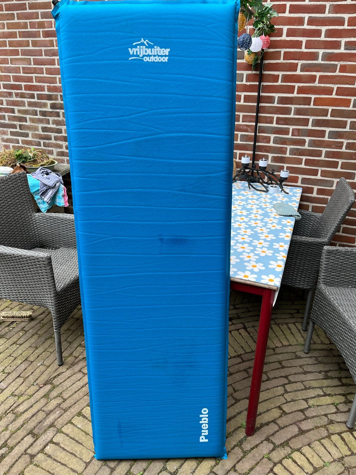 Vrijbuiter Pueblo zelfopblaasbaar slaapmatje, Caravans en Kamperen, Luchtbedden, Ophalen of Verzenden, Gebruikt, 1-persoons