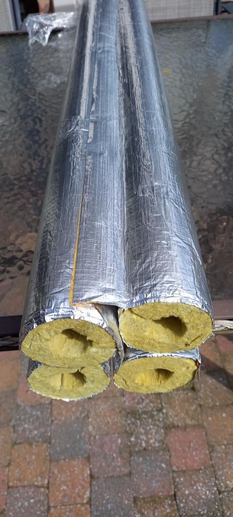 4x Rockwool Buisisolatie 28mm Leiding, Minder dan 4 cm, Nieuw, Steenwol, Ophalen of Verzenden