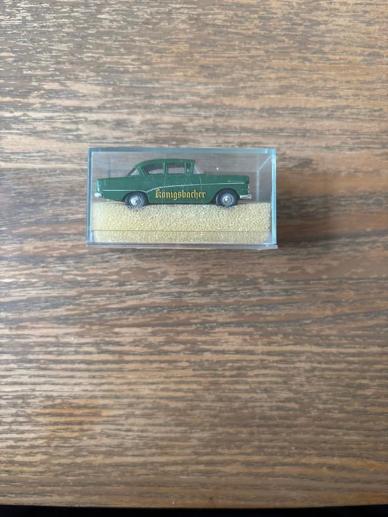 Opel Rekord Königsbacher modelauto 1:87, Hobby en Vrije tijd, Modelauto's | 1:87, Ophalen of Verzenden, Zo goed als nieuw, Auto