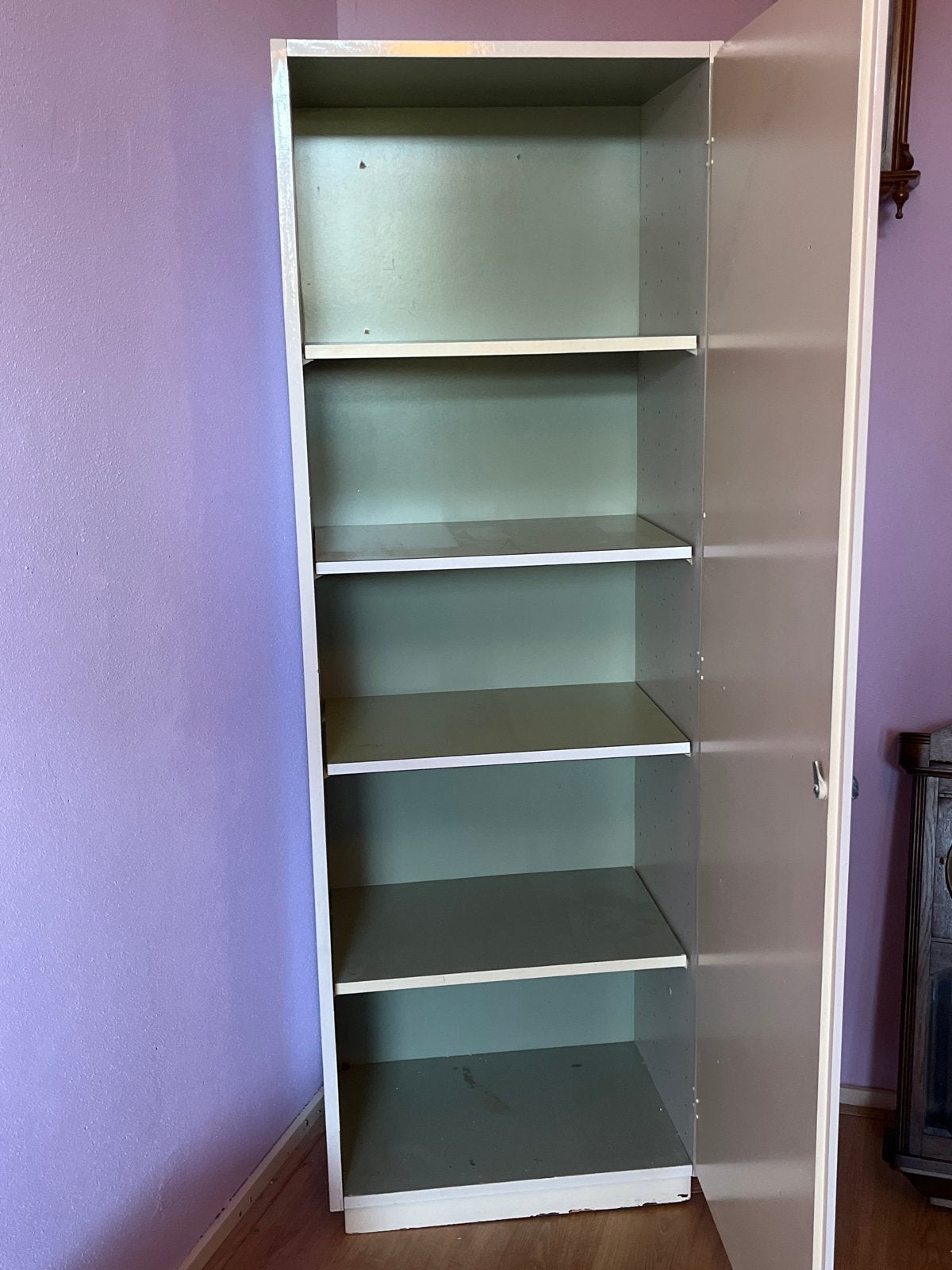 Retro kast met planken, Ophalen, Gebruikt, 50 tot 100 cm, 150 tot 200 cm