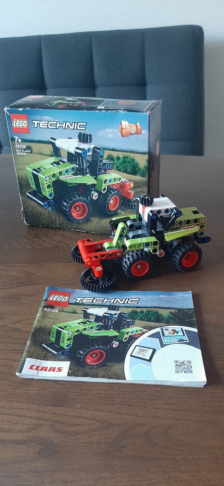 42102 mini claas xerion 2in1, Compleet, Lego, Ophalen of Verzenden, Zo goed als nieuw