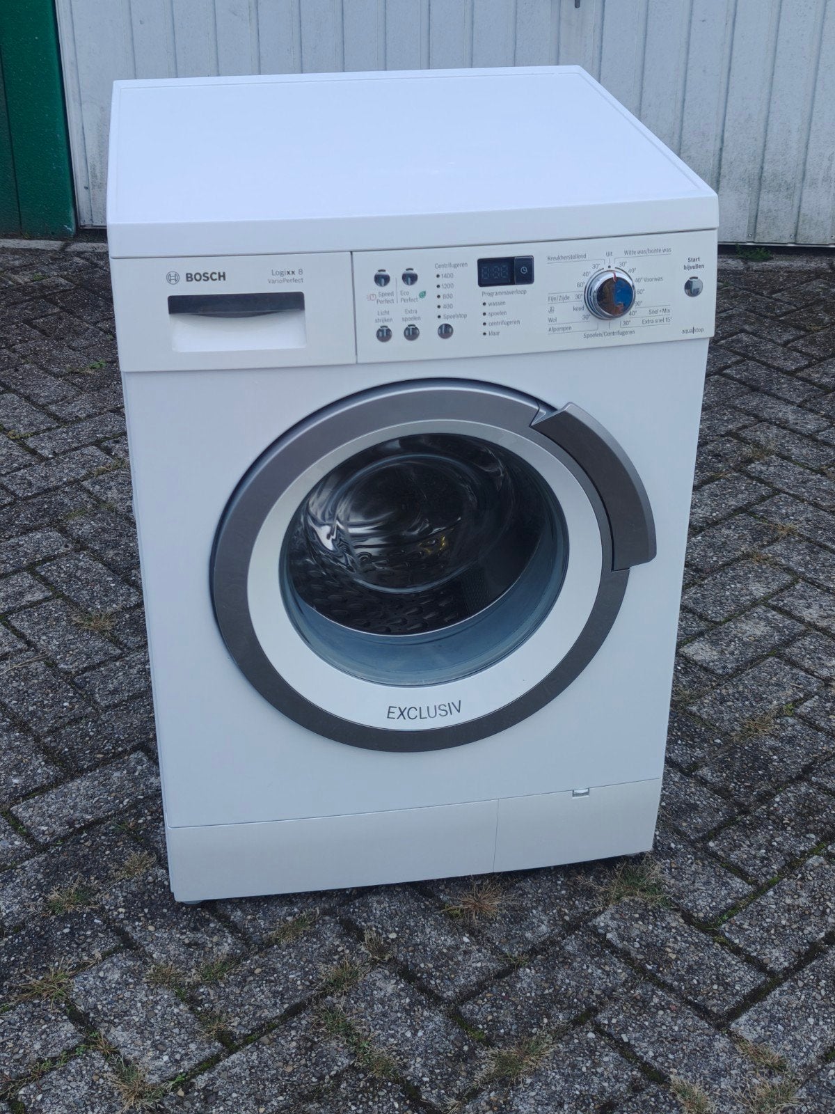 Bosch Logixx8 wasmachine 8kg 1400 toeren A+++ klasse IPS., Ophalen, Energieklasse A of zuiniger, Zo goed als nieuw, Voorlader