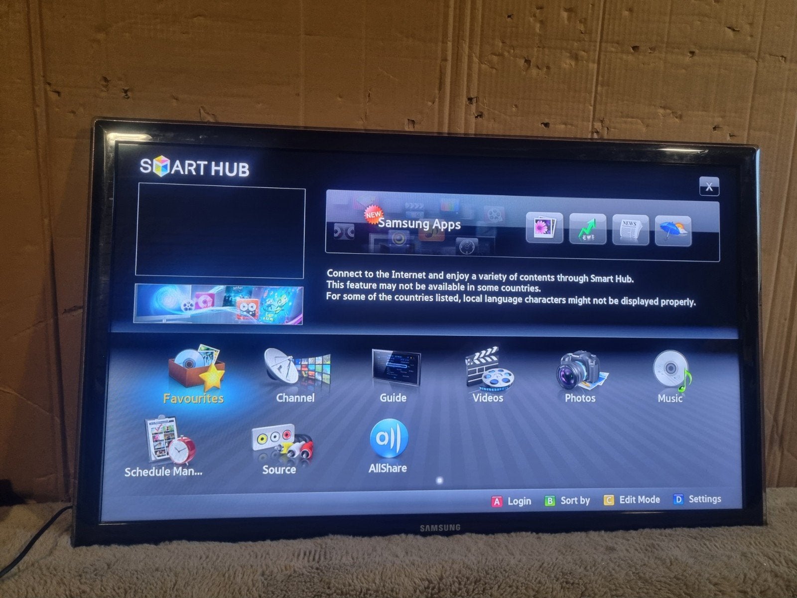 Samsumg Smart Tv, Ophalen of Verzenden, Gebruikt
