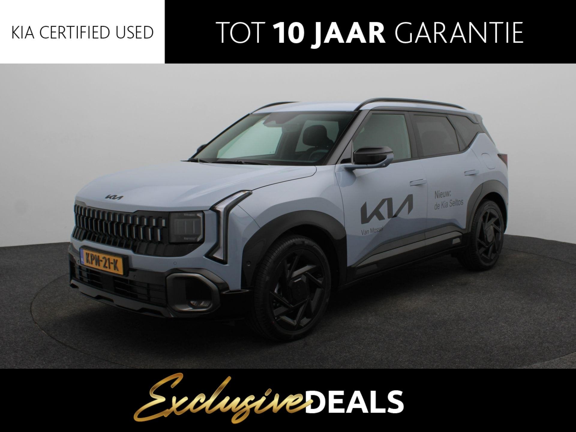 Kia Seltos 1.6 T-GDi Demo Edition | 1300kg trekgewicht Leder, Auto's, Dealer onderhouden, 179 pk, Bedrijf, Hybride Elektrisch/Benzine