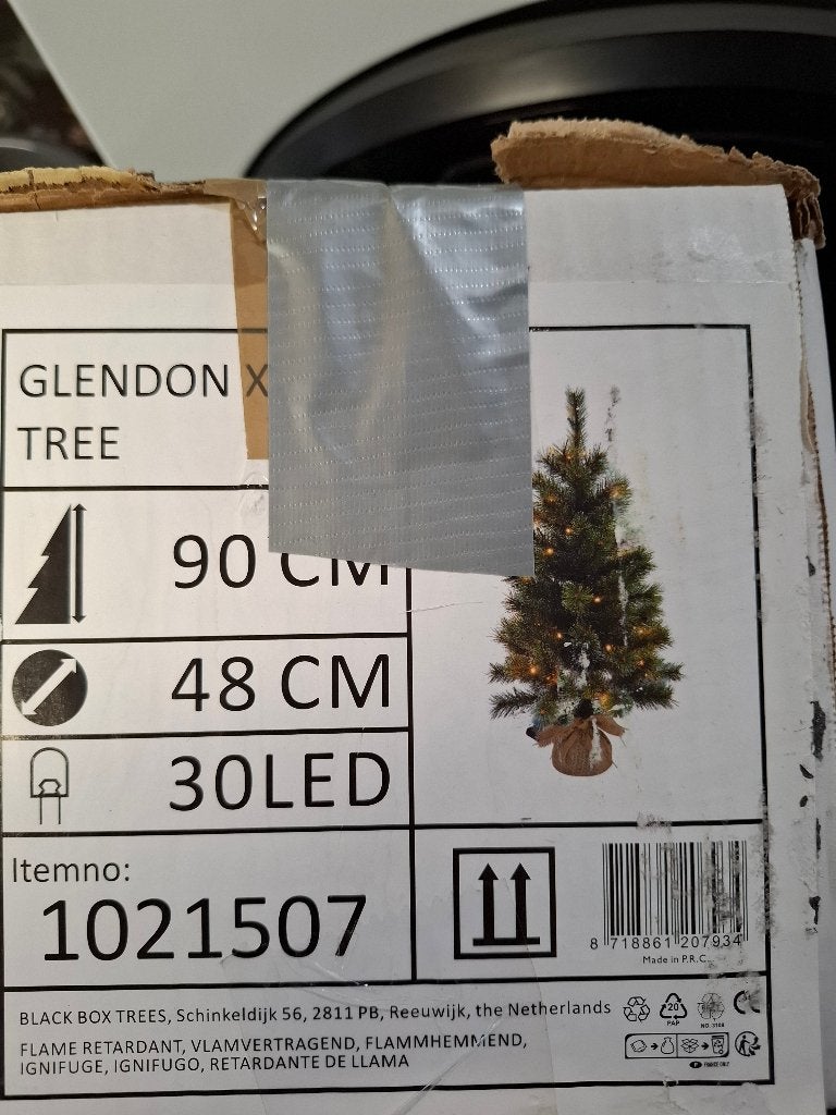 Blackbox kunstkerstboom+Magic Forest plafondkerstboom 15160, Ophalen, Zo goed als nieuw