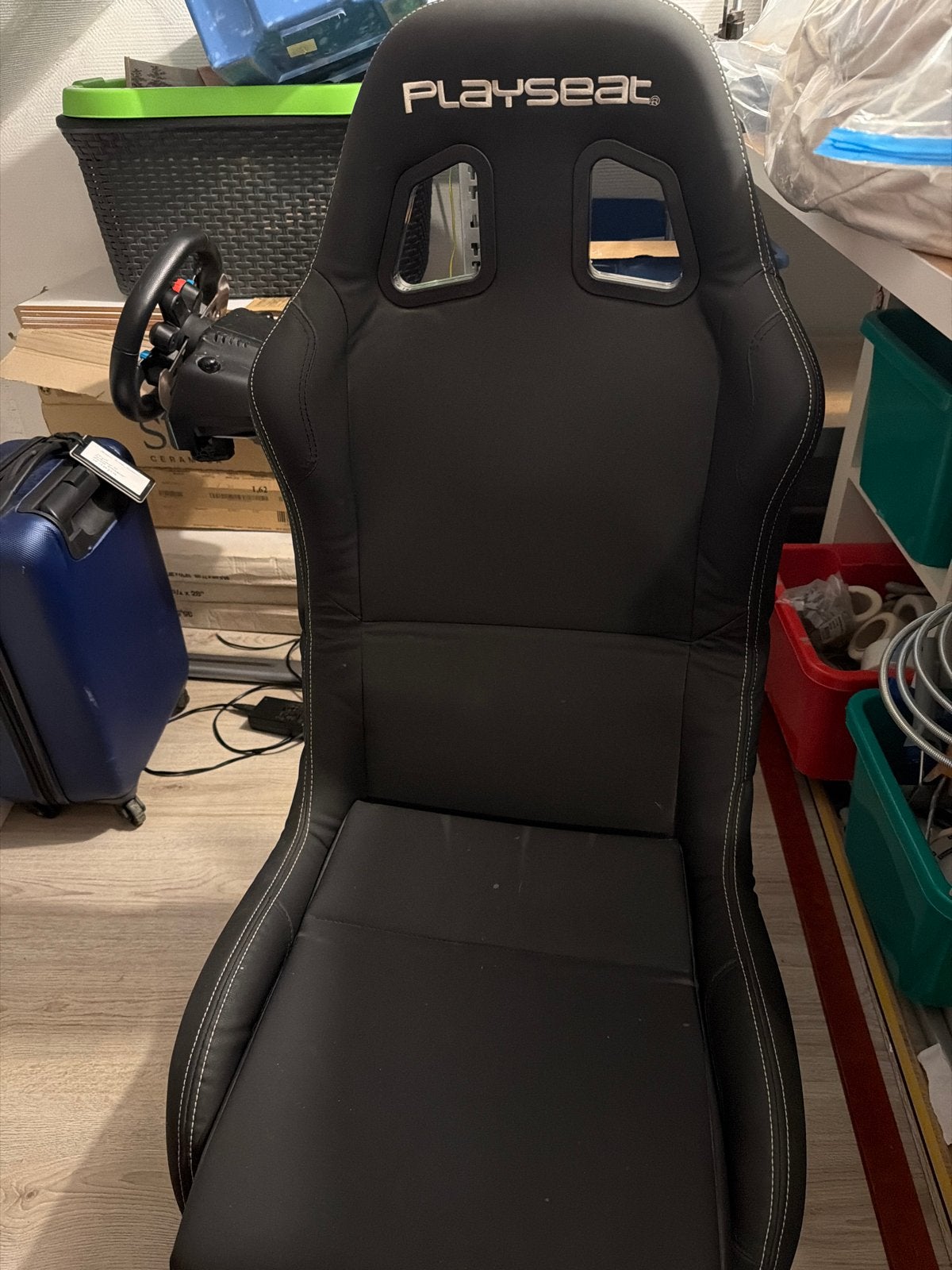 Playseat met Logitech G29 racestuur en pedalen (PS4/PS5), Ophalen, Overige merken, Gebruikt