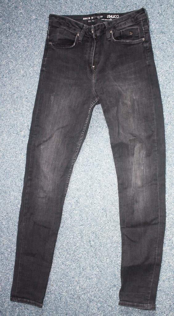 Nieuwe zwarte spijkerbroek Colin's mt XS super slim fit, Colin's, Zwart, Nieuw, Ophalen of Verzenden