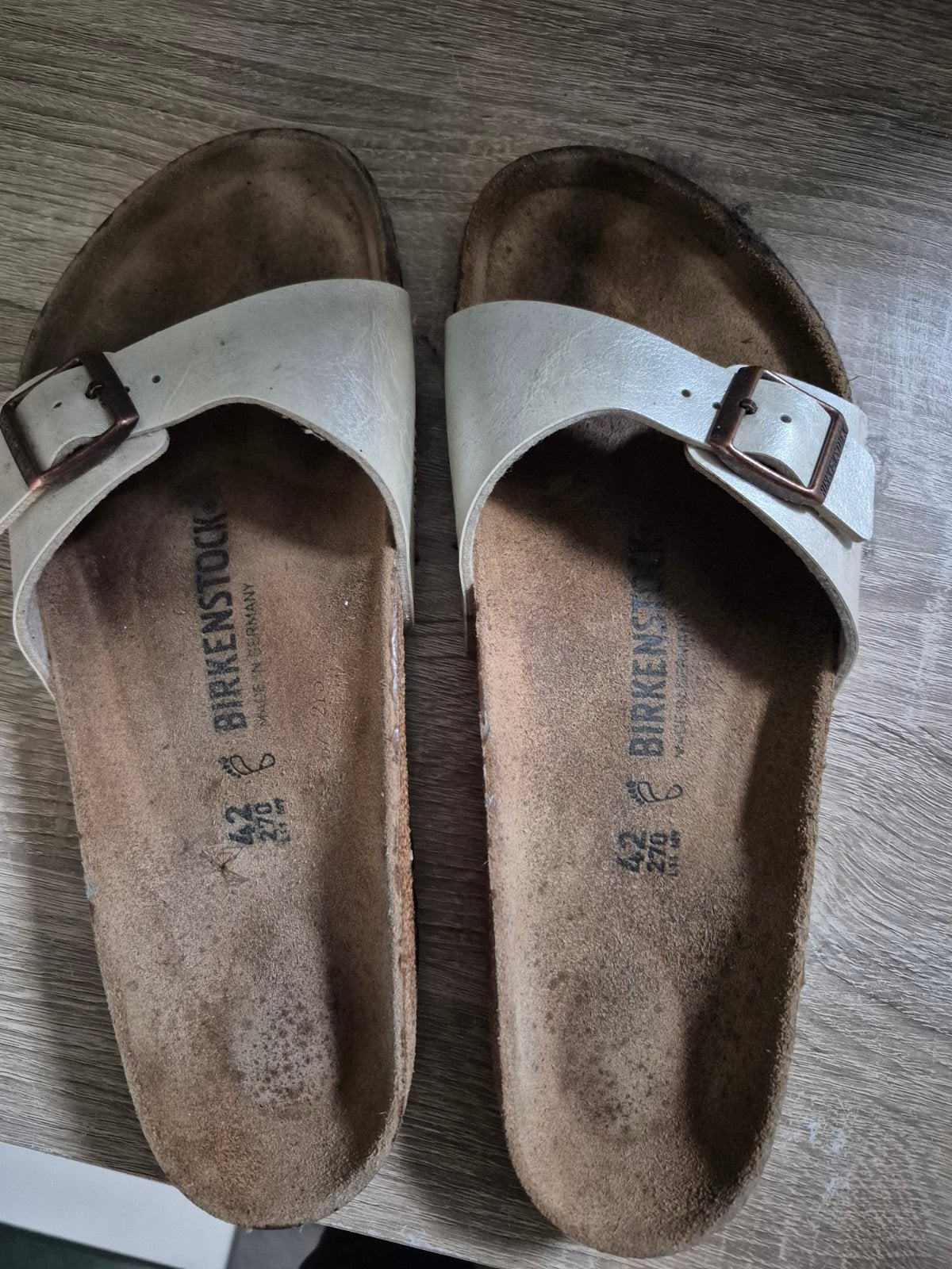 Birkenstock sandalen maat 42, Overige kleuren, Gedragen, Birkenstock, Sandalen of Muiltjes