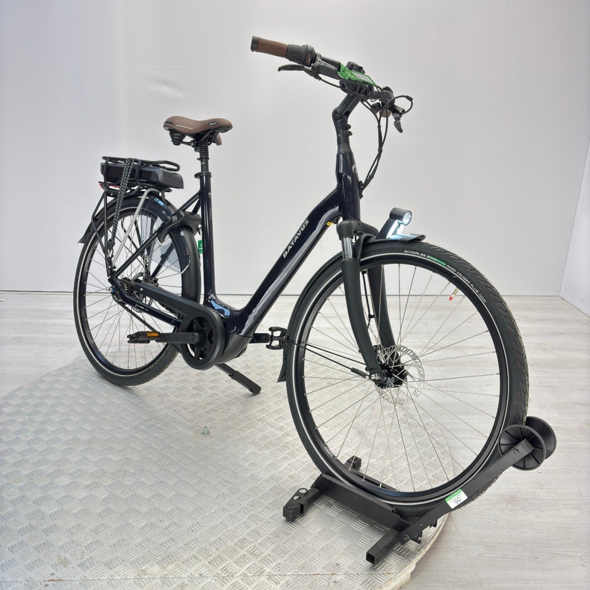 Batavus Finez Exclusive | 3140KM | 400WH Dames Blauw 61cm, Ophalen, Gebruikt, -, -