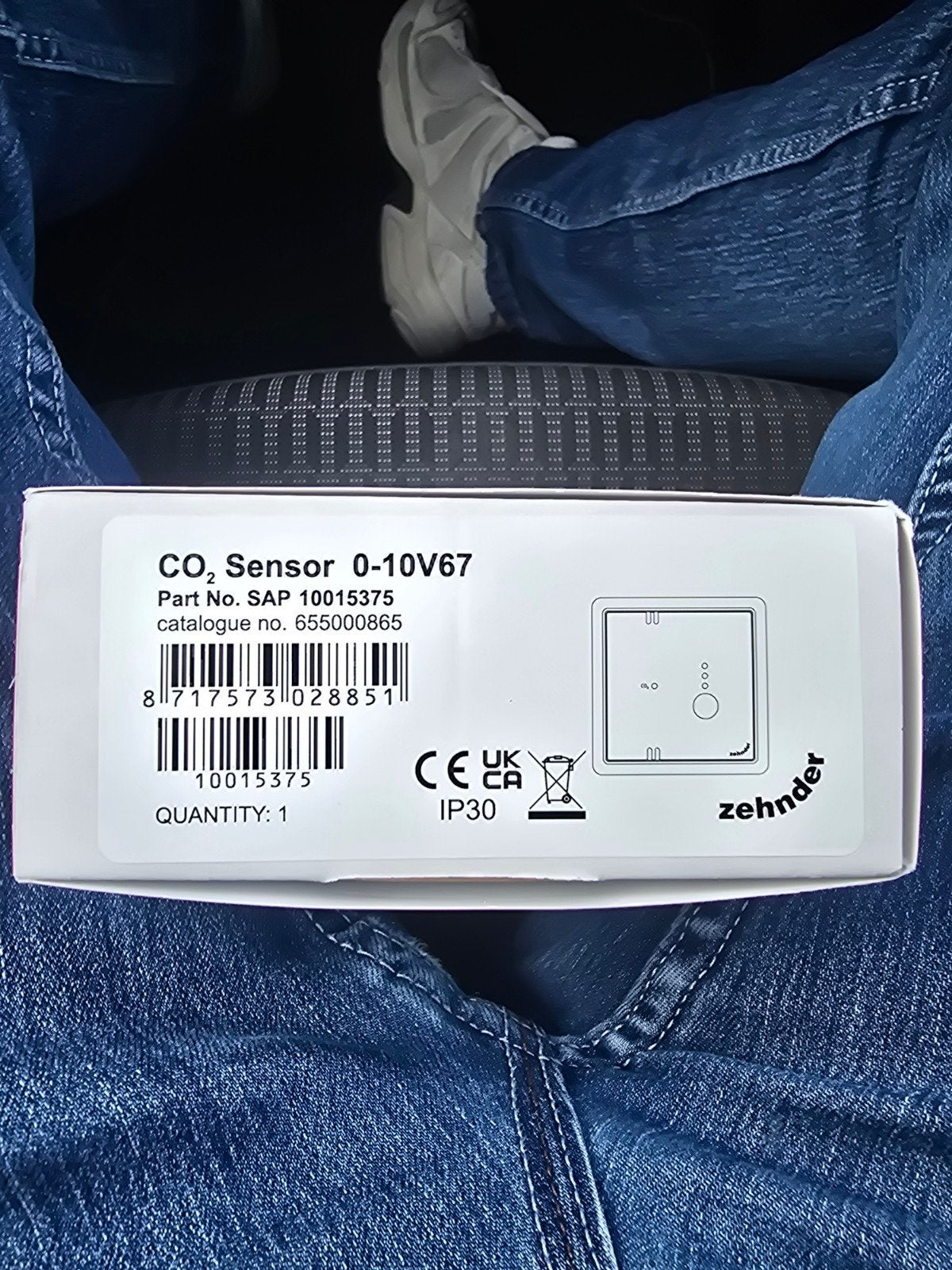 Zehnder CO2 Sensor 0-10V67 - Intelligent Ventilatie, Ophalen of Verzenden, Nieuw, Ventilator en Afzuiger