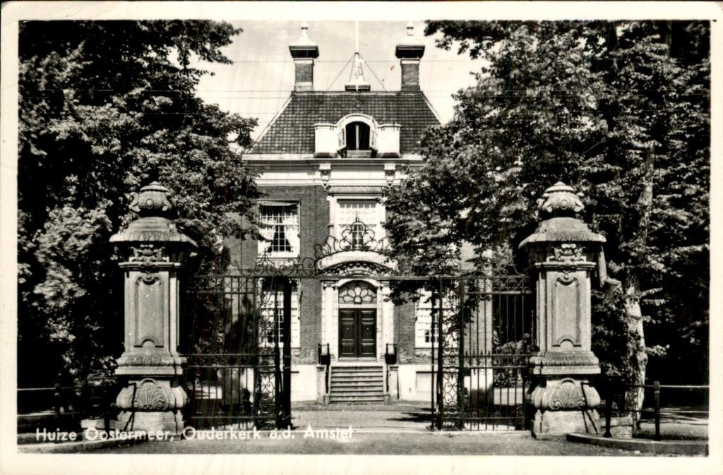 Ouderkerk a.d. Amstel - Huize Oostermeer - Voorgeve, Ophalen of Verzenden, 1940 tot 1960, Gelopen, Noord-Holland