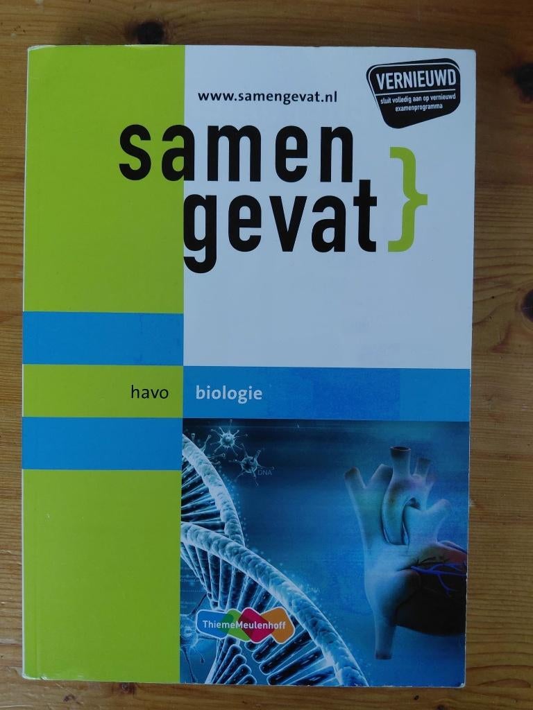 Samengevat Biologie HAVO, Biologie, Ophalen of Verzenden, Zo goed als nieuw, HAVO