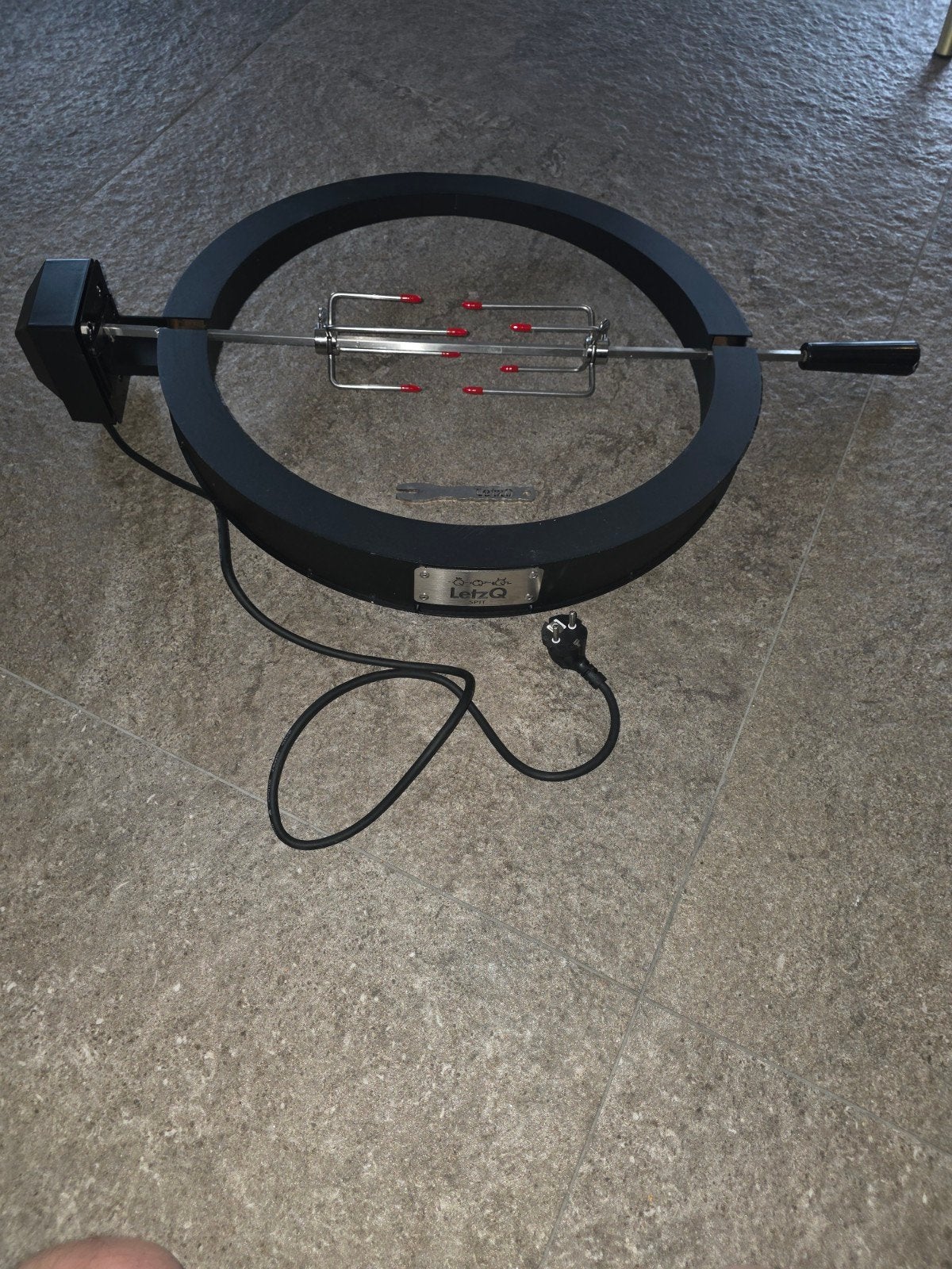 LetzQ Rotisserie Spit ring 18inch, Ophalen, Zo goed als nieuw, LetzQ
