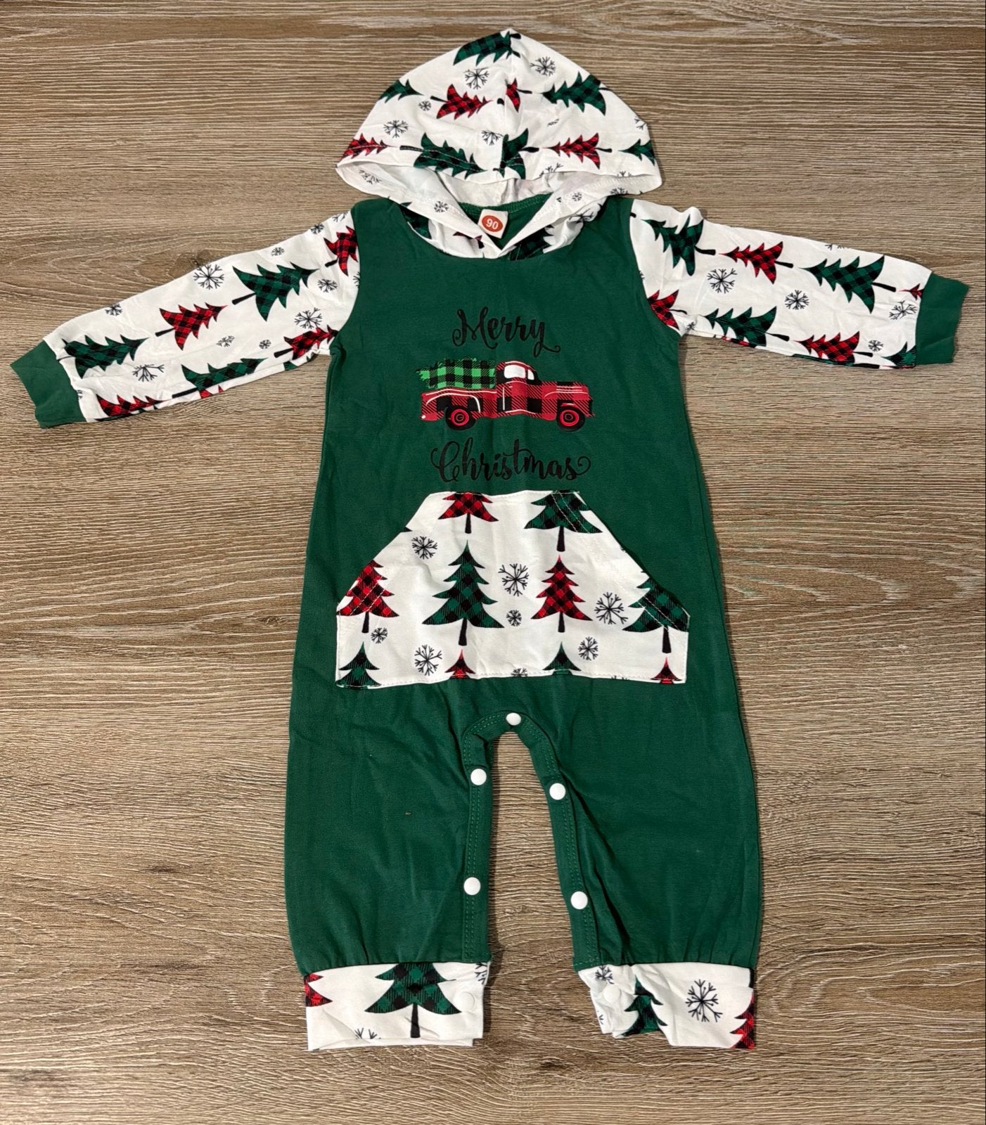 Nieuwe Kerst Romper Baby Jongen Meisje Maat 90, Ophalen of Verzenden, Nieuw, Jongetje of Meisje