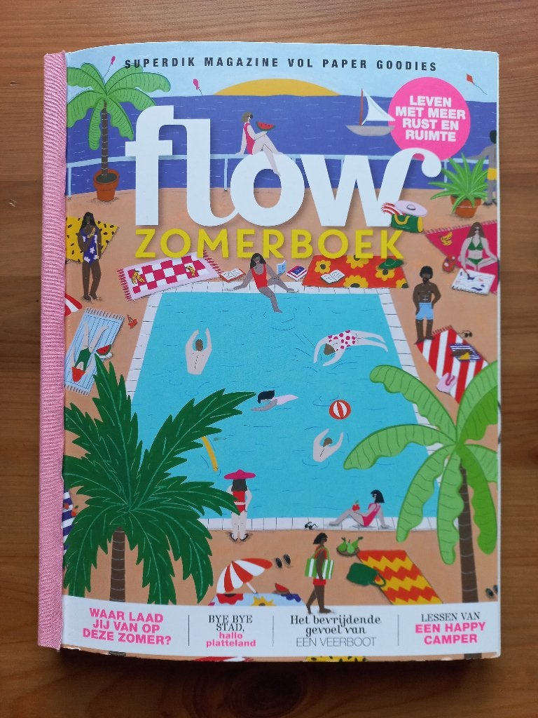 Z.G.A.N. Zomerboek Flow 2025 – compleet met alle extra’s, Ophalen of Verzenden, Zo goed als nieuw, Damesbladen