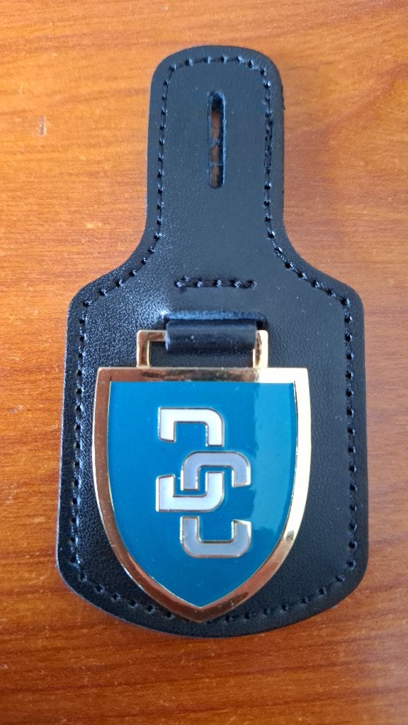 Borstzakhanger, Defensity College., Ophalen of Verzenden, Landmacht, Nederland, Embleem of Badge