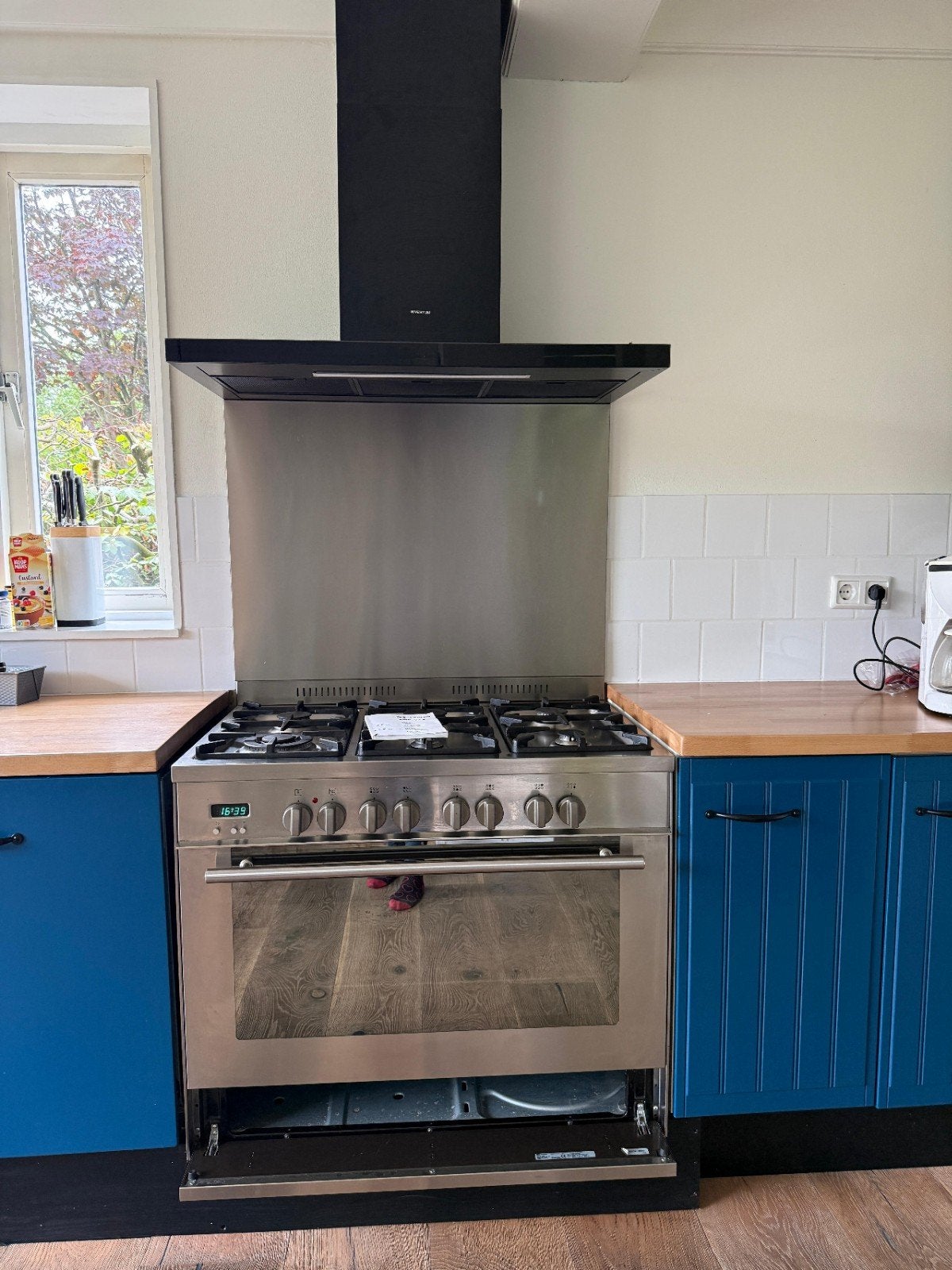 Gasfornuis met electrische oven, Ophalen, Gebruikt