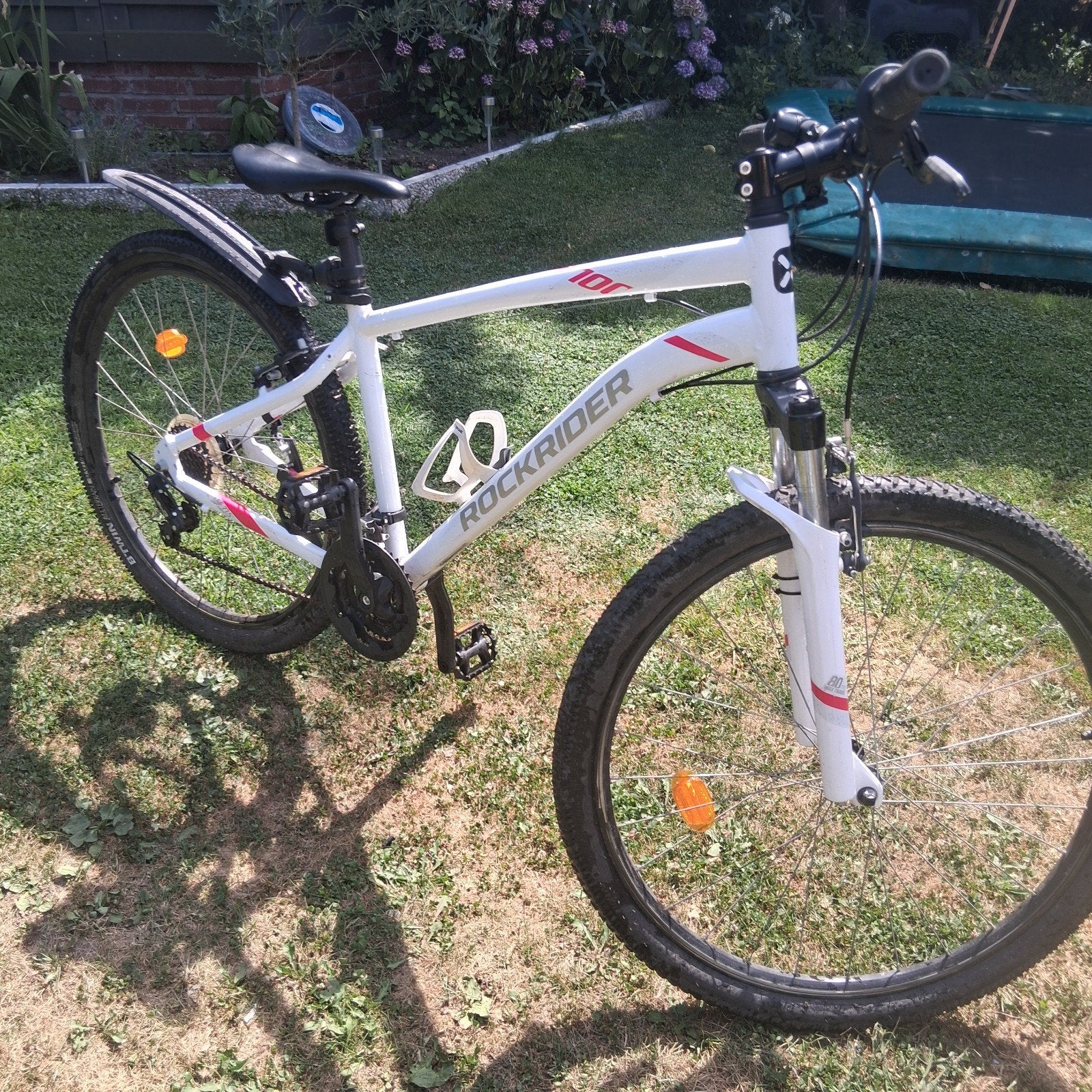 Rockrider st100, Gebruikt, Hardtail, Velgrem, Ophalen