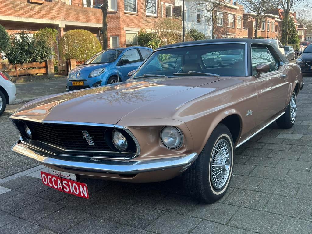 Ford Mustang Grande - 1969 -  351 V8 Automaat - Topstaat, Auto's, Oldtimers, Automaat, Achterwielaandrijving, Overige kleuren