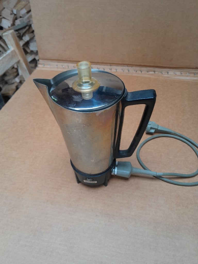 koffiepot pruttelpot percolator Daalderop Tiel, Ophalen of Verzenden, Gebruikt, Koffiemachine, Gemalen koffie