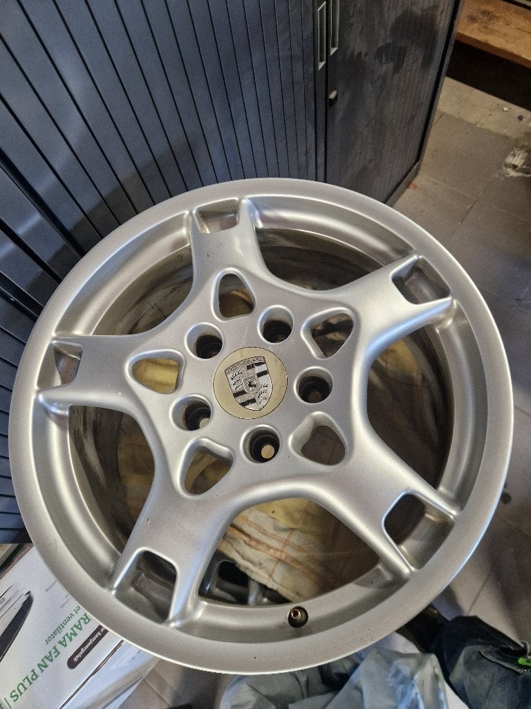Porsche Lobster 18 inch velgen, Auto-onderdelen, Ophalen, 18 inch, Gebruikt, Velg(en)