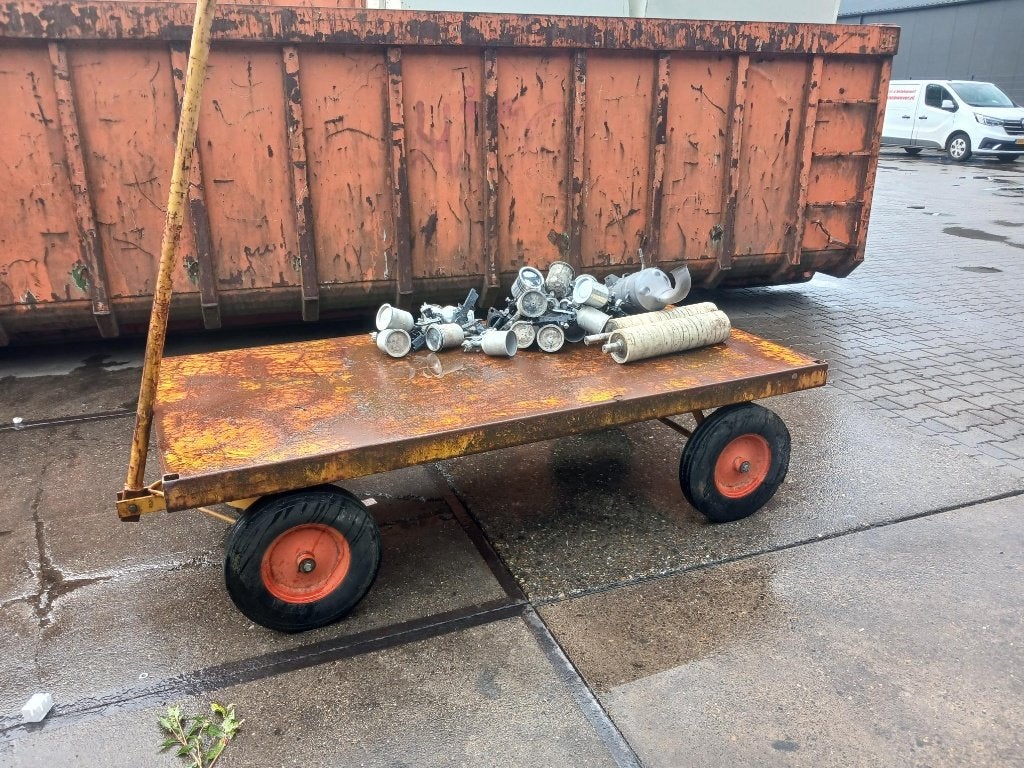 Robuuste transportkar met stuurstang, 100 liter of meer, Ophalen, Gebruikt, Transportkar