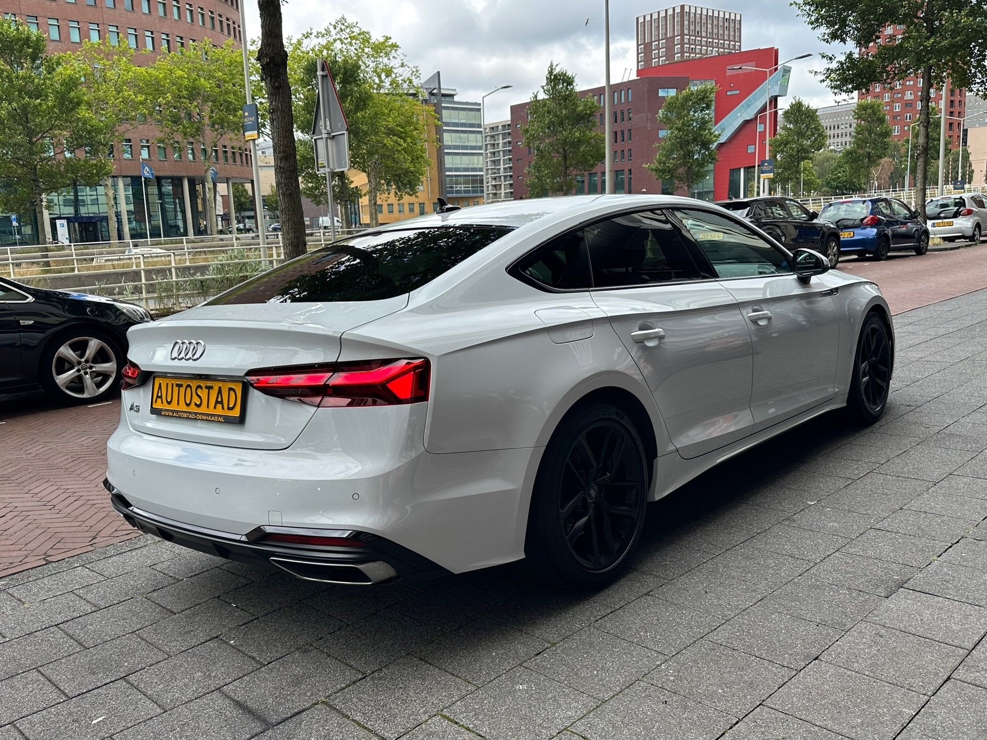 Audi A5 Sportback 35 TFSI S edition, Auto's, Audi, Gebruikt, Euro 6, 4 cilinders, Wit