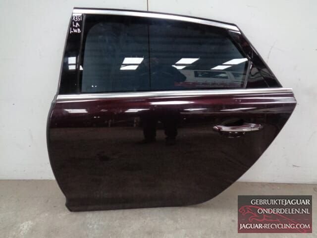 Deur Jaguar XJ X351 links achter LWB donker rood, Auto-onderdelen, Carrosserie en Plaatwerk, Gebruikt, -, Deur, -