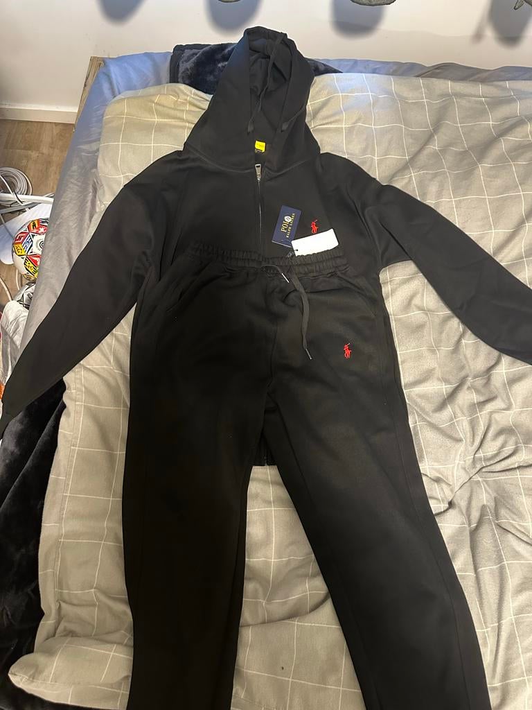 Polo Ralph Lauren trainingspak, Kleding | Heren, Sportkleding, Maat 52/54 (L), Zwart, Nieuw, Ophalen of Verzenden