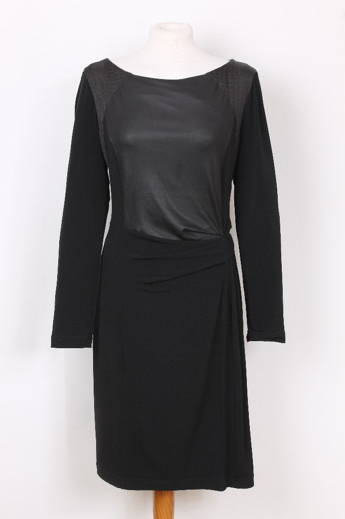 Leatherlook jurk van MART VISSER maat 42, Mart Visser, Zwart, Maat 42/44 (L), Ophalen of Verzenden
