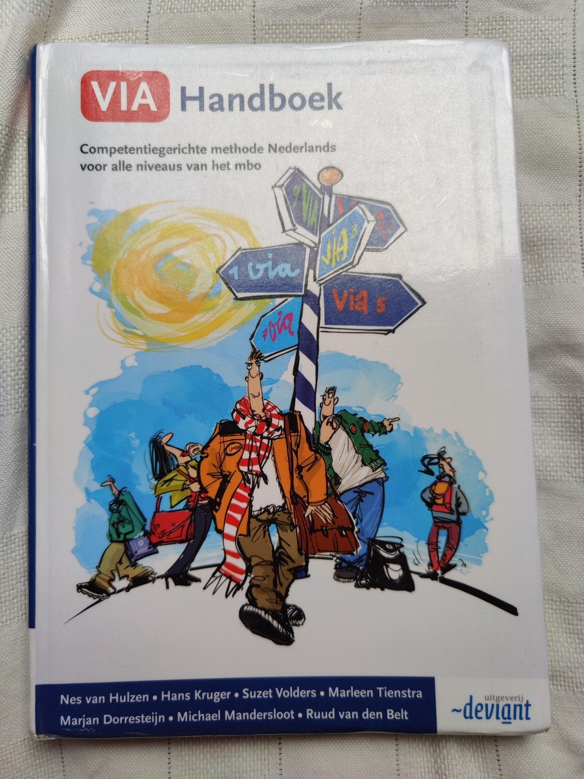 VIA Handboek Nederlands MBO - Competentiegericht, Ophalen of Verzenden, Zo goed als nieuw, MBO, Nes van Hulzen, Hans Kruger, Suzet Volders, Marleen Tiemstra