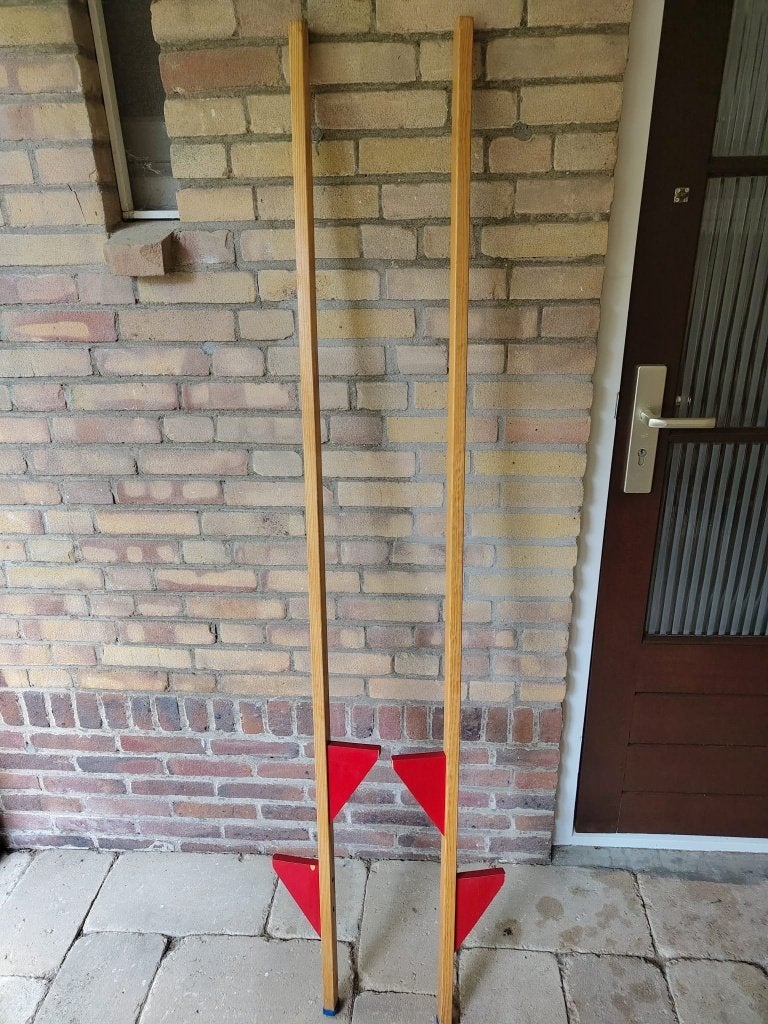 Houten stelten – 175 cm met 2 tredehoogtes, Kinderen en Baby's, Ophalen, Gebruikt