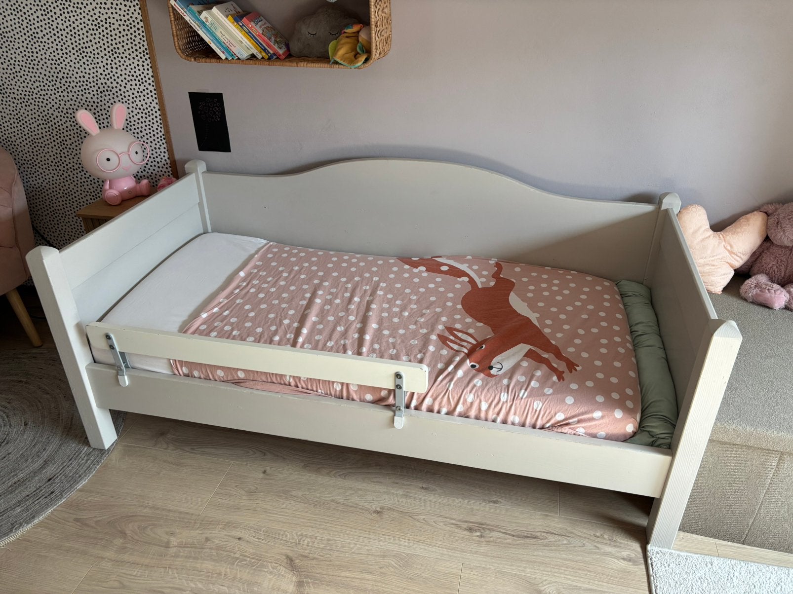Superleuk Peuterbed! (Inclusief veel extra’s), Ophalen, 85 tot 100 cm, Zo goed als nieuw, Matras