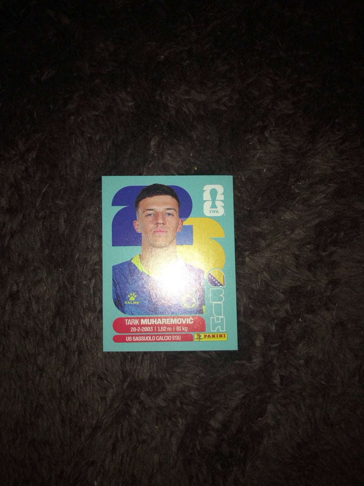Panini FIFA 365 Tarik Muharemovic US Sassuolo, Ophalen of Verzenden, Nieuw, Buitenlandse clubs, Spelerskaart