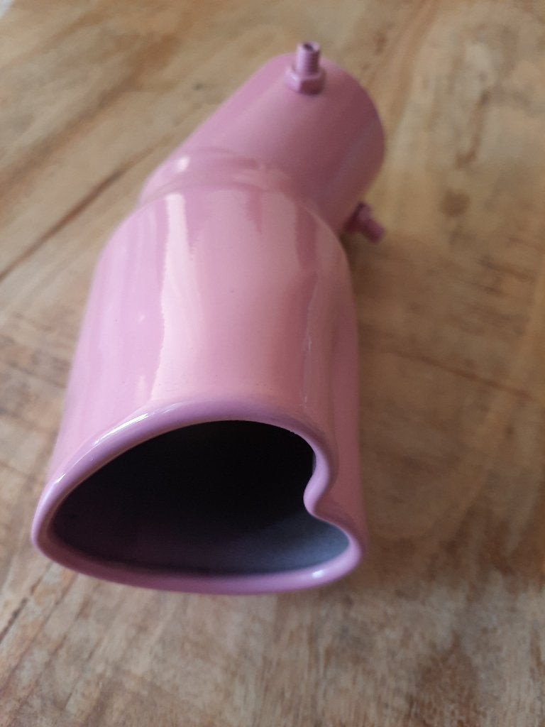 Roze Hartvormig Uitlaatsierstuk Heart Exhaust Tip JDM Stance, Ophalen of Verzenden