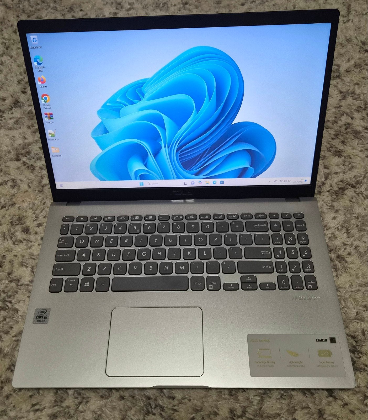 Asus A509J Laptop - i5 (10e gen), 20GB RAM, 512GB SSD, Computers en Software, Ophalen, 15 inch, Intel i5 10e generatie, Zo goed als nieuw