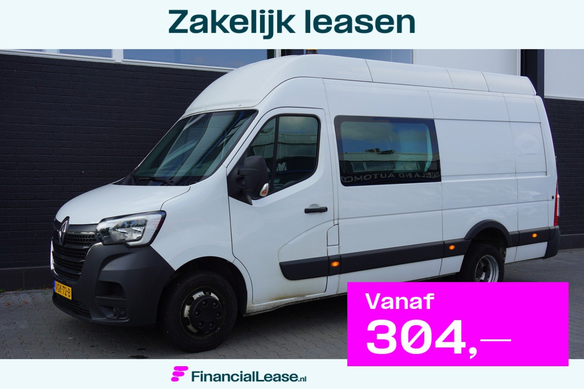 Renault Master 2.3 dCi 145PK L3H3 Dubbellucht Dubbelcabine E, 145 pk, Gebruikt, 4 cilinders, Renault