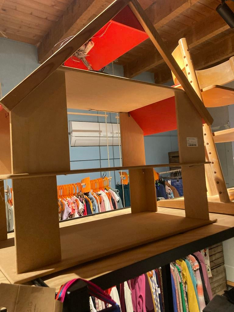 Grote Poppenhuis Villa met Lampjes, Ophalen, Poppenhuis, Gebruikt, Onbekend