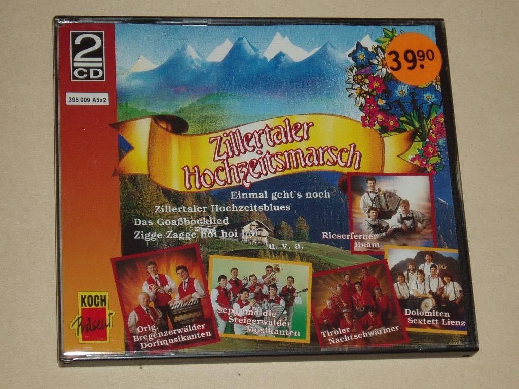 2 CD Zillertaler Hochzeitsmarsch, Verzenden, Gebruikt