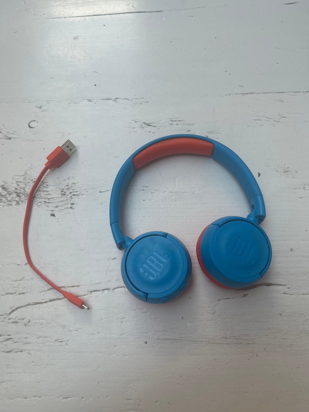 JBL Draadloze Koptelefoon Kinderen - Blauw/Oranje