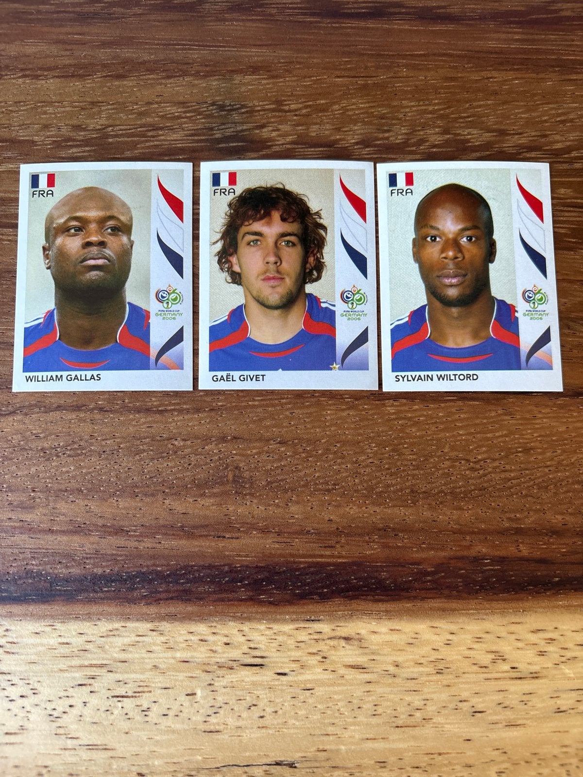 Panini WK 2006 voetbalplaatjes - William Gallas, Gaël Givet,, Ophalen of Verzenden, Zo goed als nieuw, Sport