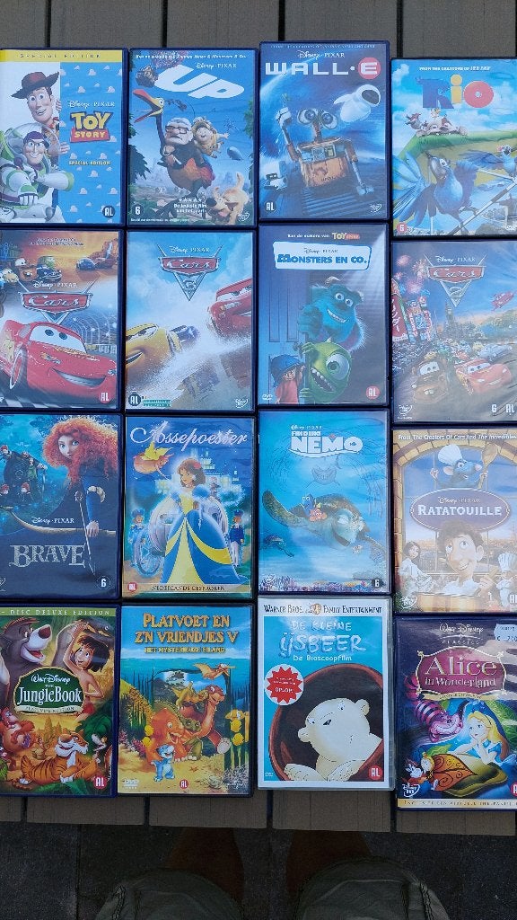 DVD Kinderfilms (verzameling), Cd's en Dvd's, Dvd's | Kinderen en Jeugd, Ophalen, Alle leeftijden, Nederlands, Zo goed als nieuw