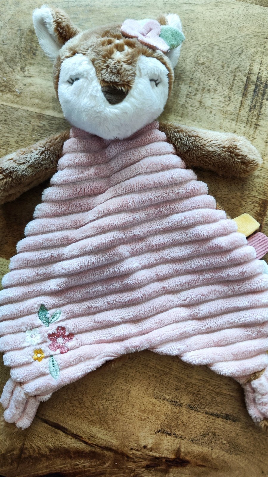Little Dutch Knuffeldoekje Hertje Roze, Little Dutch, Ophalen of Verzenden, Zo goed als nieuw, Roze
