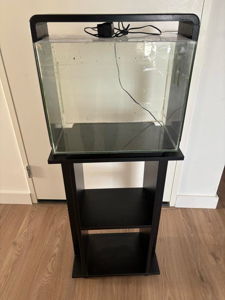SuperFish Home 40 aquarium + kast, Ophalen, Gebruikt, Superfish, Inclusief deksel