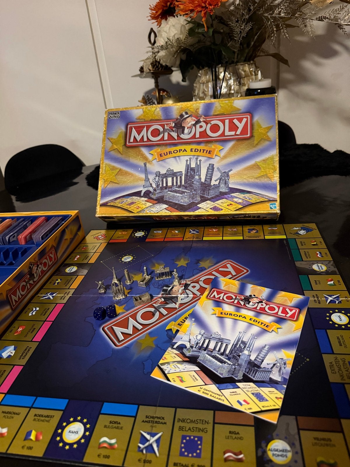 Monopoly Europa Editie - Compleet Gezelschapsspel, Hobby en Vrije tijd, Drie of vier spelers, Ophalen of Verzenden, Zo goed als nieuw