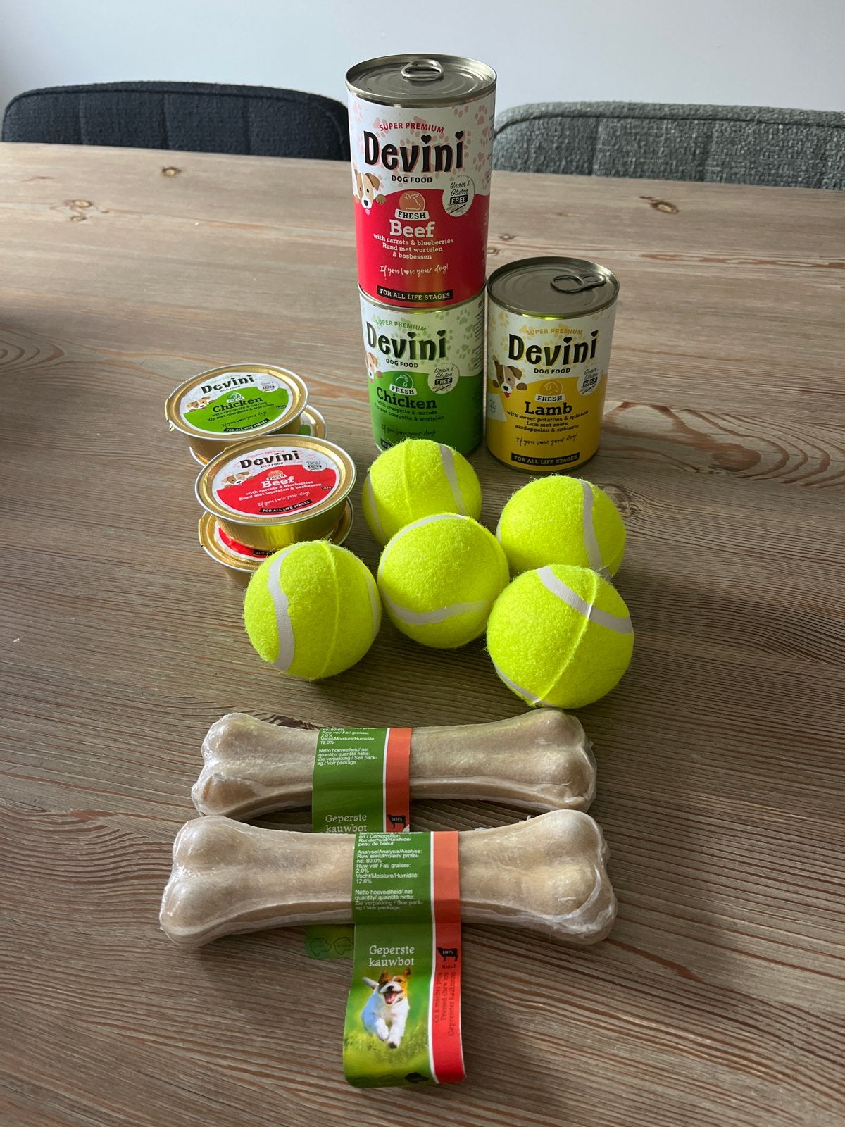 Honden voeding - bot - tennisballen, Dieren en Toebehoren, Ophalen, Hond